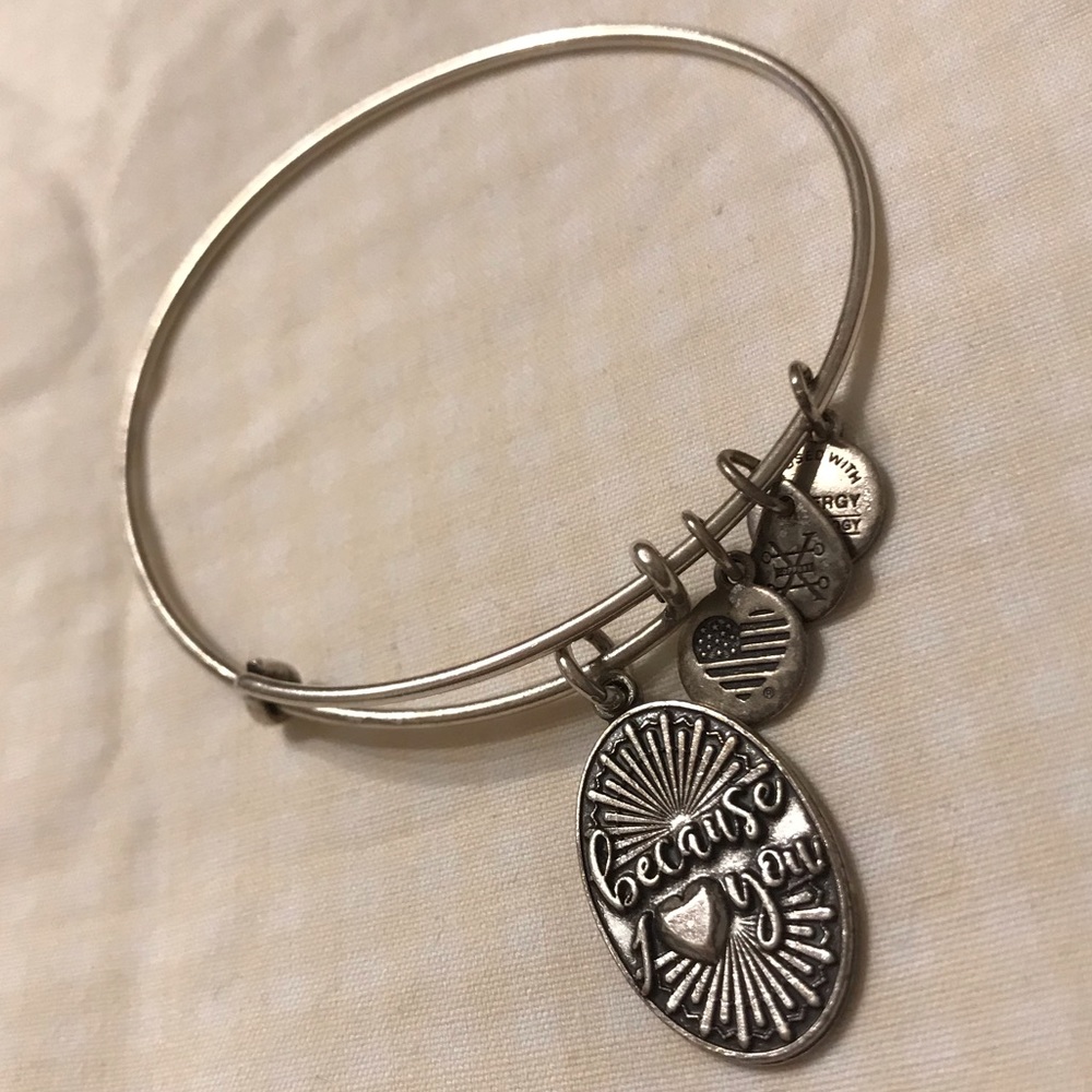 Because I Love You Alex and Ani Bangle